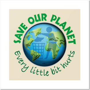 Save Our Planet Posters and Art